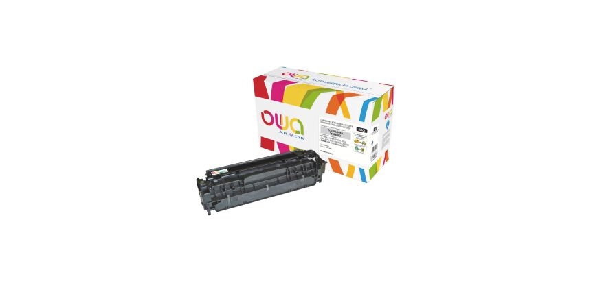 Toner Owa compatible HP 304A-CC530A noir pour imprimante laser