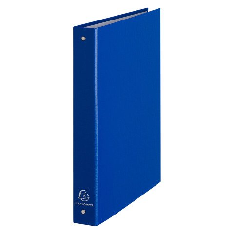 Carpeta Exacompta A4 de 4 Anillas Ø 30 mm de cartón forrado lomo 40 mm azul