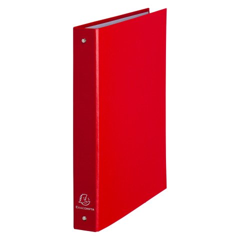 Carpeta Exacompta A4 de 4 Anillas de cartón forrado 30 mm rojo
