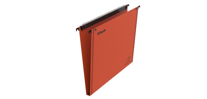 Hängemappen für Schubladen 33 cm Premium Wellpappe VMG Esselte Boden 15 mm - Orange