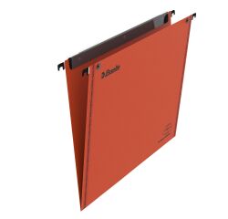 Suspension files for drawers 33 cm Premium kraft VMG Esselte normal bottom orange