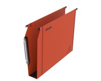 Dossier suspendu kraft pression Esselte fond 5 cm pour armoire - orange