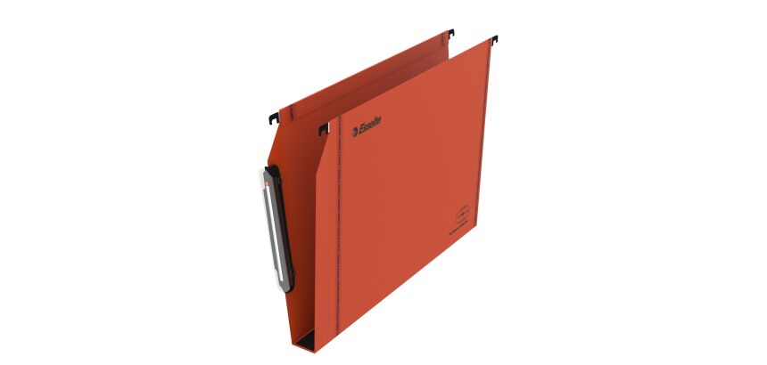 Dossier suspendu kraft pression Esselte fond 3 cm pour armoire - orange