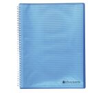 Protège-documents Exacompta Linicolor polypropylène A4 60 pochettes - 120 vues - bleu