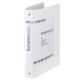 Classeur 4 anneaux cartonné Exacompta Kreacover® personnalisable A4 maxi - Dos 4 cm blanc