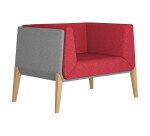 Fauteuil 1 place Gaia - tissu laine 70%, certifié non feu