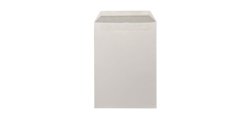 Bruneau - Pochette kraft blanc recyclé 229 x 324 mm 90 g sans fenêtre - Boîte de 250