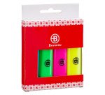 Subrayadores Fluorescente Bruneau - Paquete de 4