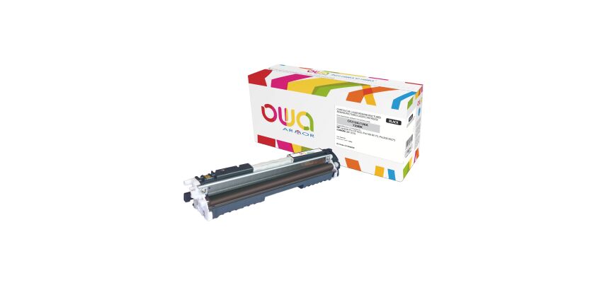Toner Owa compatible HP 126A-CE310A noir pour imprimante laser