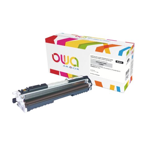 Toner Owa compatible HP 126A-CE310A noir pour imprimante laser