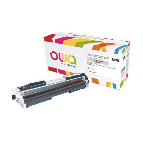 Toner Armor Owa compatibel HP 126A-CE310A zwart voor laserprinter