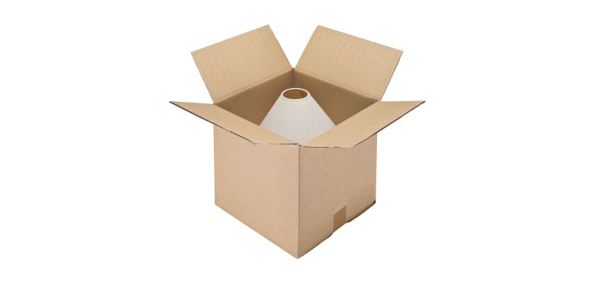 Carton Caisse américaine kraft brun simple cannelure L 48 x l 28 x H 33 cm