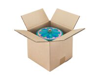 Carton Caisse américaine kraft brun double cannelure L 20 x l 20 x H 20 cm