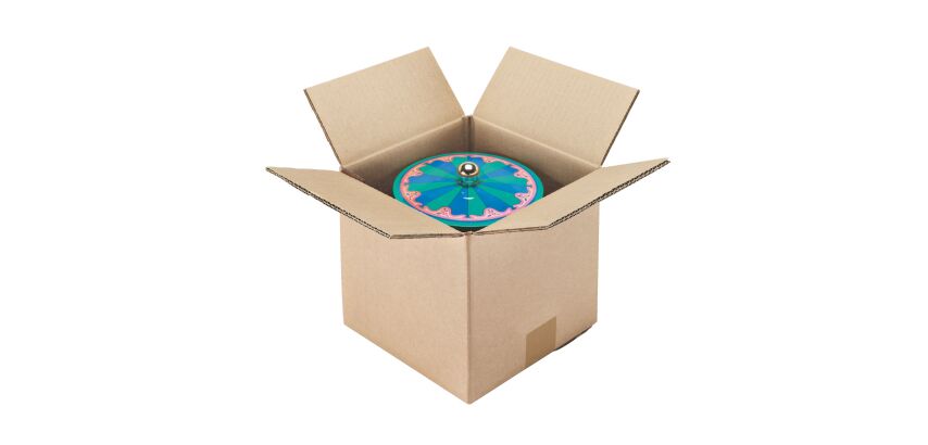 Carton Caisse américaine kraft brun double cannelure L 20 x l 20 x H 20 cm