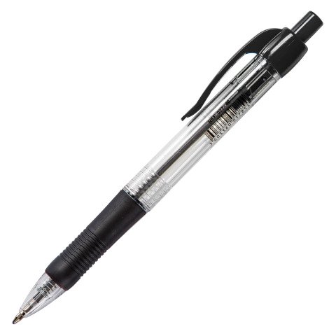 Bolígrafo retráctil Bruneau punta 1 mm negro
