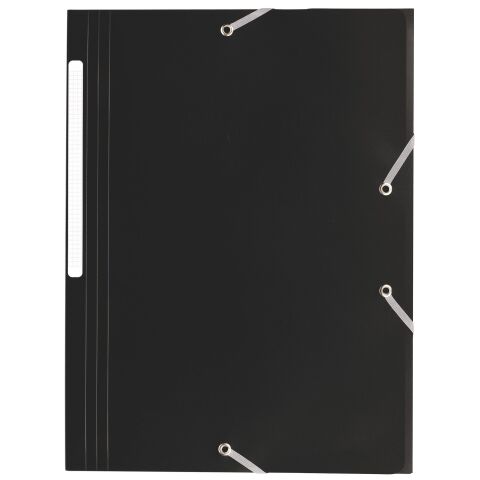Carpeta de 3 solapas polipropileno A4 Negra