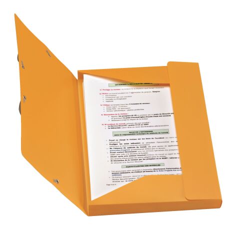 Carpeta de 3 solapas polipropileno A4 amarillo