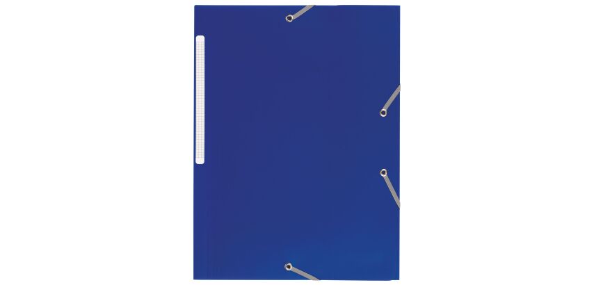 Chemise à élastique 3 rabats plastique Bruneau 24 x 32 cm dos 3 cm couleurs assorties
