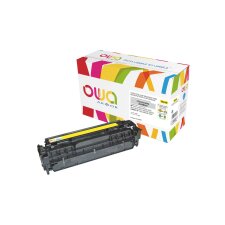 Toner Owa compatible HP 304A-CC532A jaune pour imprimante laser