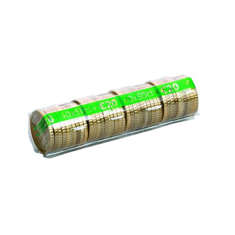 Pack de 400 fundas surtidas para monedas de 10, 50, 20, 5, 2, 1 centimos y 1 y 2 €