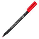 Viltstift Staedtler Lumocolor permanent punt 0,6 mm - fijn schrijven rood