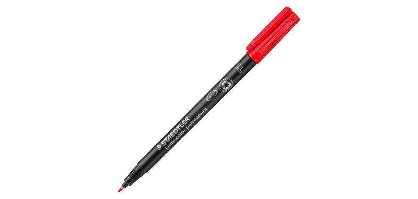 Staedtler Lumocolor 318 F permanente viltstift punt 0,6 mm - fijne schrijfbreedte
