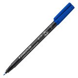 Viltstift Staedtler Lumocolor permanent punt 0,6 mm - fijn schrijven blauw