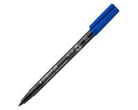 Staedtler Lumocolor 317 M permanent felt-tip pen 1 mm - medium blue writing.