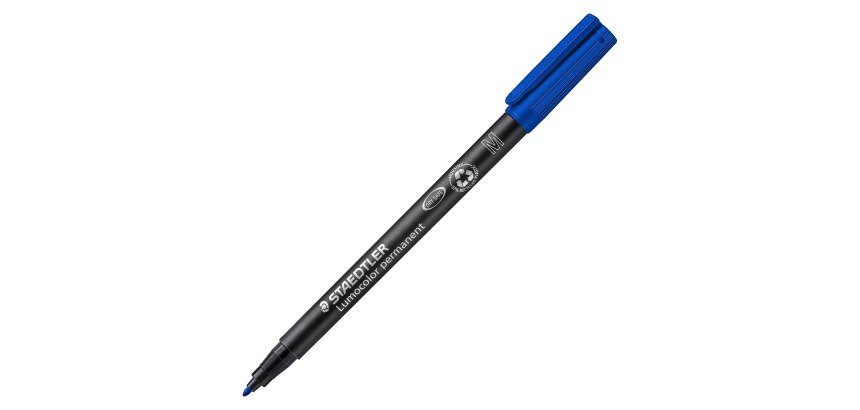 Staedtler Lumocolor 317 M permanente viltstift punt 1 mm - gemiddelde schrijfbreedte