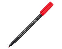 Stylo feutre Staedtler Lumocolor 317 M permanent pointe 1 mm - écriture moyenne - rouge