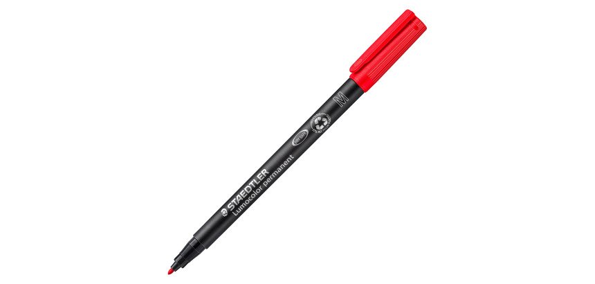 Staedtler Lumocolor 317 M permanente viltstift punt 1 mm - gemiddelde schrijfbreedte