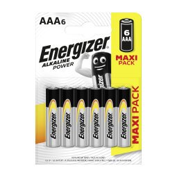 Blister of 6 batteries LR03 Energizer Power 