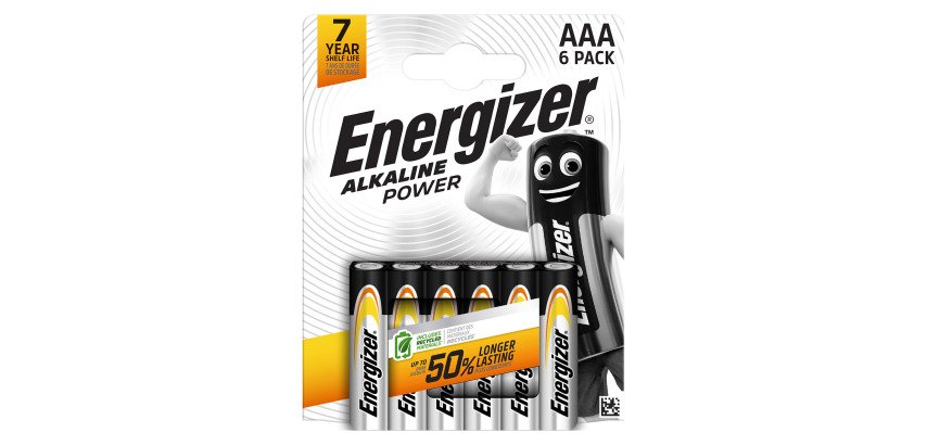Blister 6 Piles LR3 Energizer Power