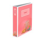 Classeur 4 anneaux cartonné Bruneau personnalisable A4 maxi - Dos 6 cm blanc