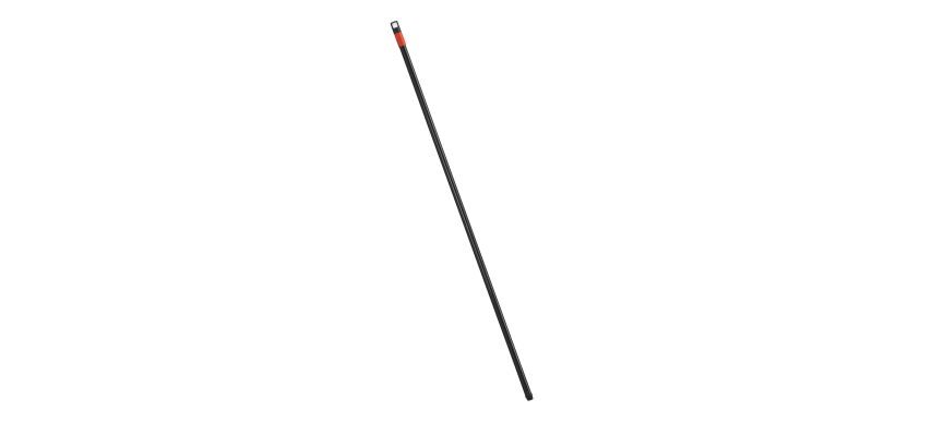 Manche à balai métal époxy embout à visser 1,30 m