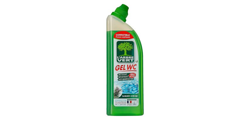 Gel WC Triple action L'arbre Vert romarin intense - Flacon de 750 ml