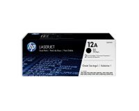 HP 12A (Q2612AD) Pack tóner original negro de alta capacidad (2 x 2000 páginas)