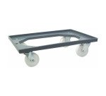 Plataforma con ruedas para cajas apilables