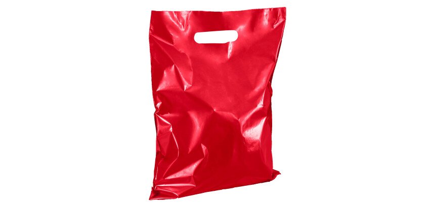 Sacs boutique couleurs poignées plates H 32 x L 25 cm - Colis de 100