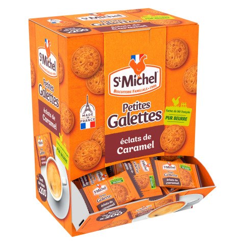 Galletas de caramelo St. Michel - Caja dispensadora de 200