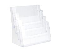 Documentenhouder voor muur en tafel Taymar verschillende formaten - doorzichtig 
