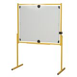 Board with rotating axis mixed (1 green side / 1 white side) 100 x 120 cm