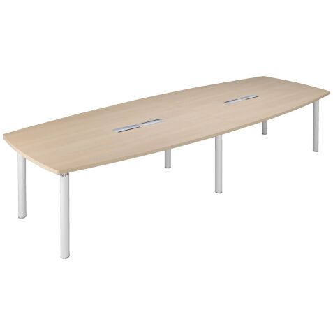 Table de réunion modulable piètement métal Belem