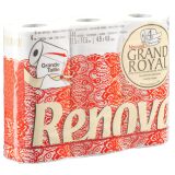 Doos met 30 rollen toiletpapier Grand Royal Renova 140 vellen