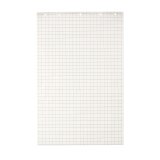 Bloc paperboard 48 feuilles blanches quadrillées Exacompta 63 x 98 cm