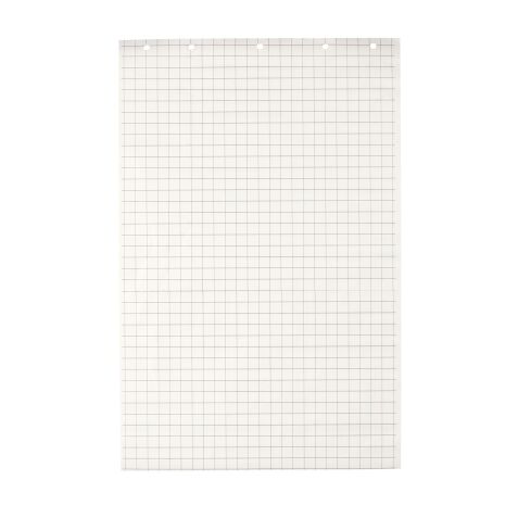 Bloc paperboard 48 feuilles blanches quadrillées Exacompta 63 x 98 cm