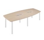 Table modulaire plateau chêne 10 personnes L 280 x P 140 cm - Frégate