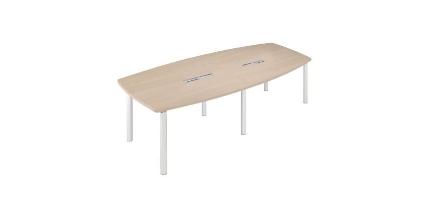 Table de réunion modulable piètement métal Belem