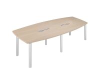Table modulaire plateau chêne 10 personnes L 280 x P 140 cm - Frégate