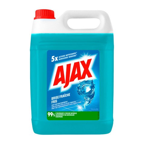 Bottle of 5 L Ajax l fresh